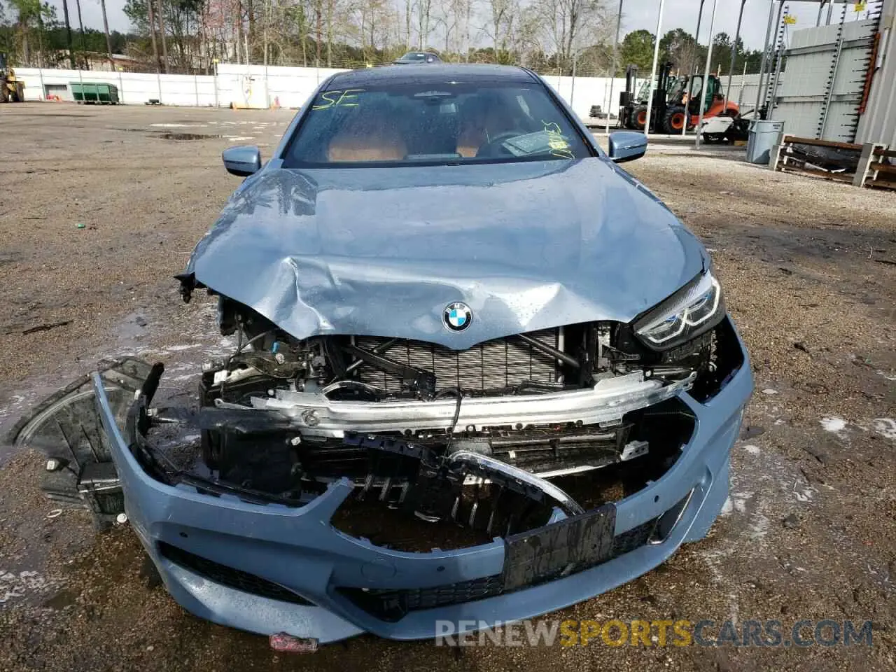 9 fotografías del automóvil dañado WBAGV4C06MCG41502 BMW 8 SERIES 2021
