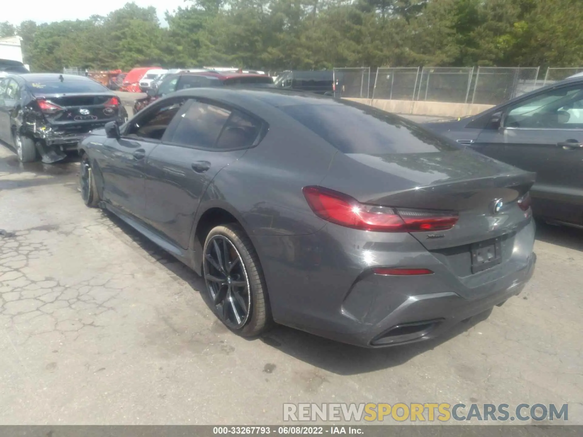 3 fotografías del automóvil dañado WBAGV8C01MCF83192 BMW 8 SERIES 2021