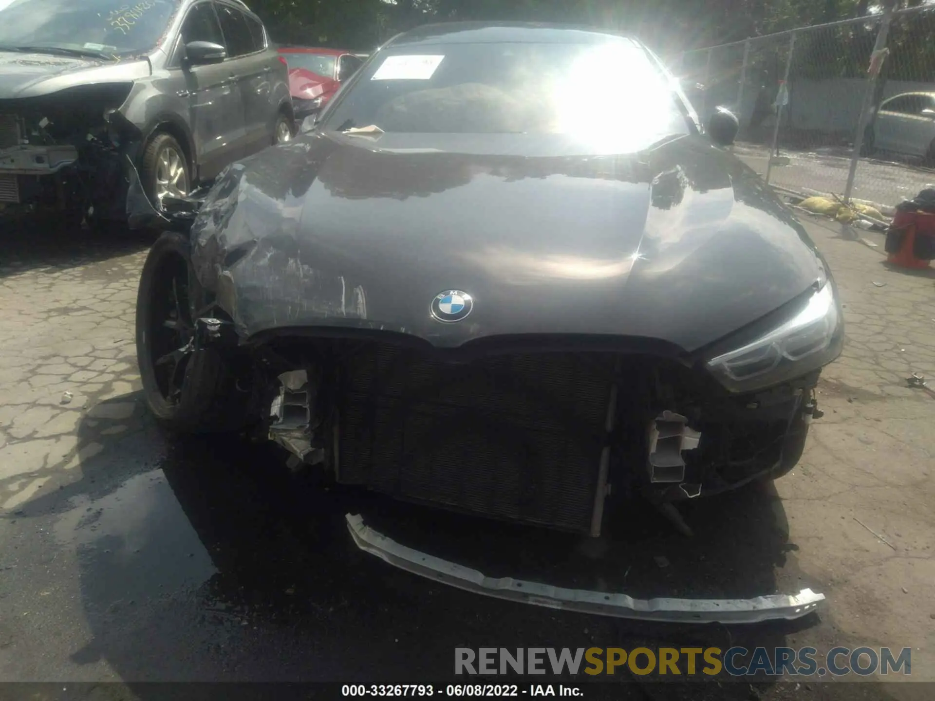 6 fotografías del automóvil dañado WBAGV8C01MCF83192 BMW 8 SERIES 2021