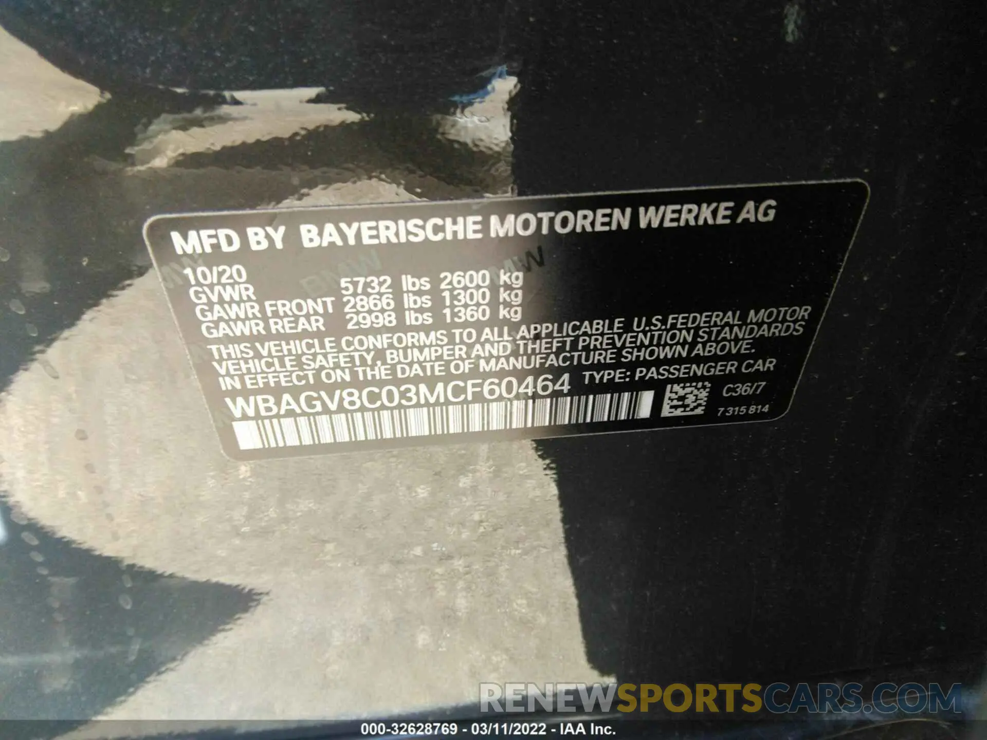 9 fotografías del automóvil dañado WBAGV8C03MCF60464 BMW 8 SERIES 2021