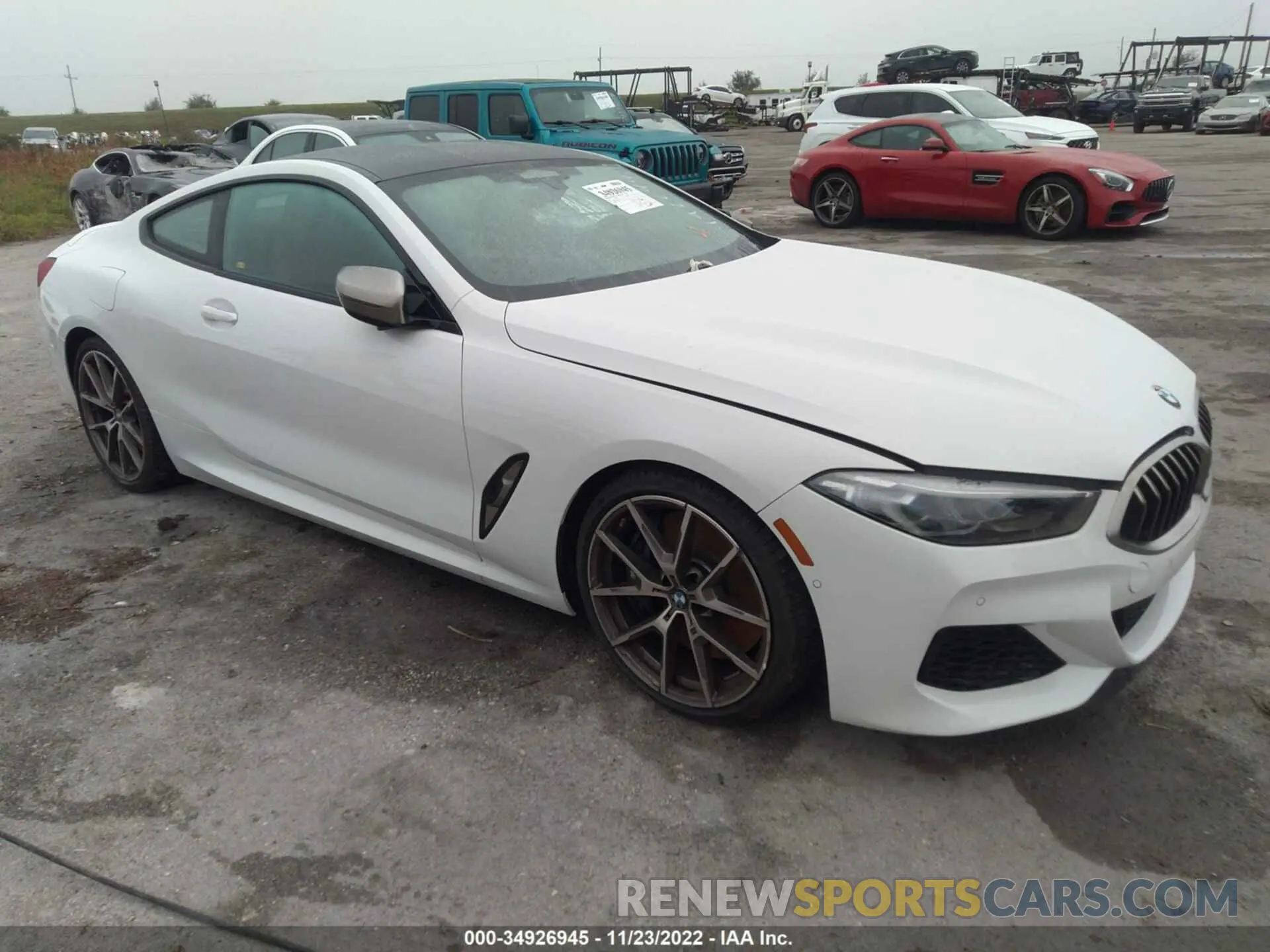 1 fotografías del automóvil dañado WBABC4C04NCH87687 BMW 8 SERIES 2022