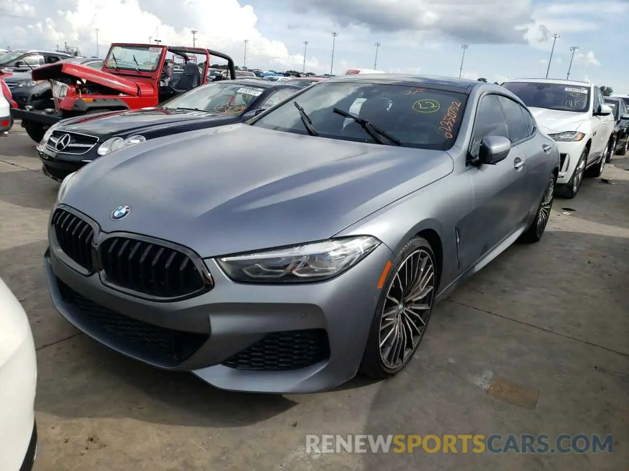 2 fotografías del automóvil dañado WBAGV2C03NCH48934 BMW 8 SERIES 2022