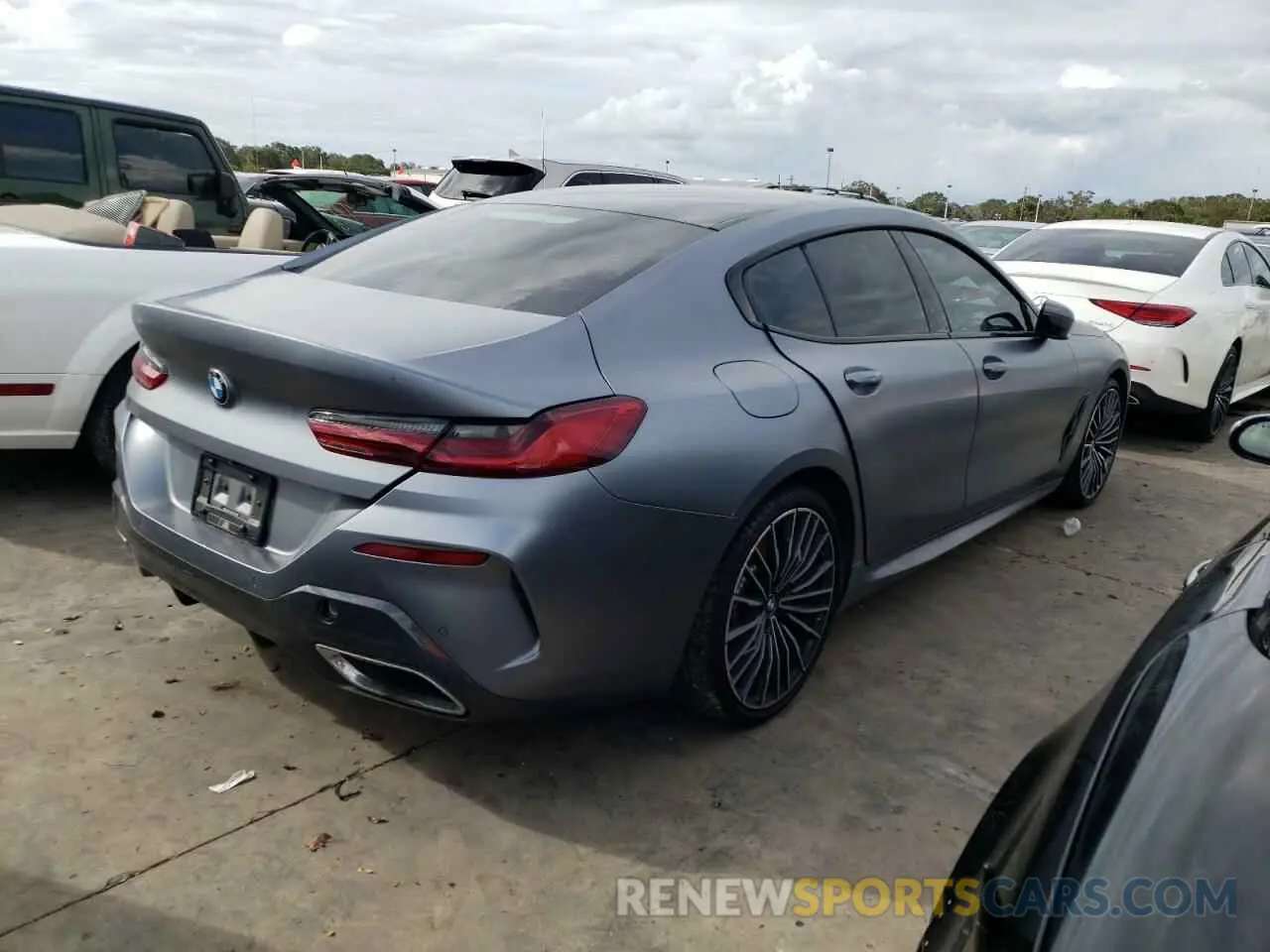 4 fotografías del automóvil dañado WBAGV2C03NCH48934 BMW 8 SERIES 2022