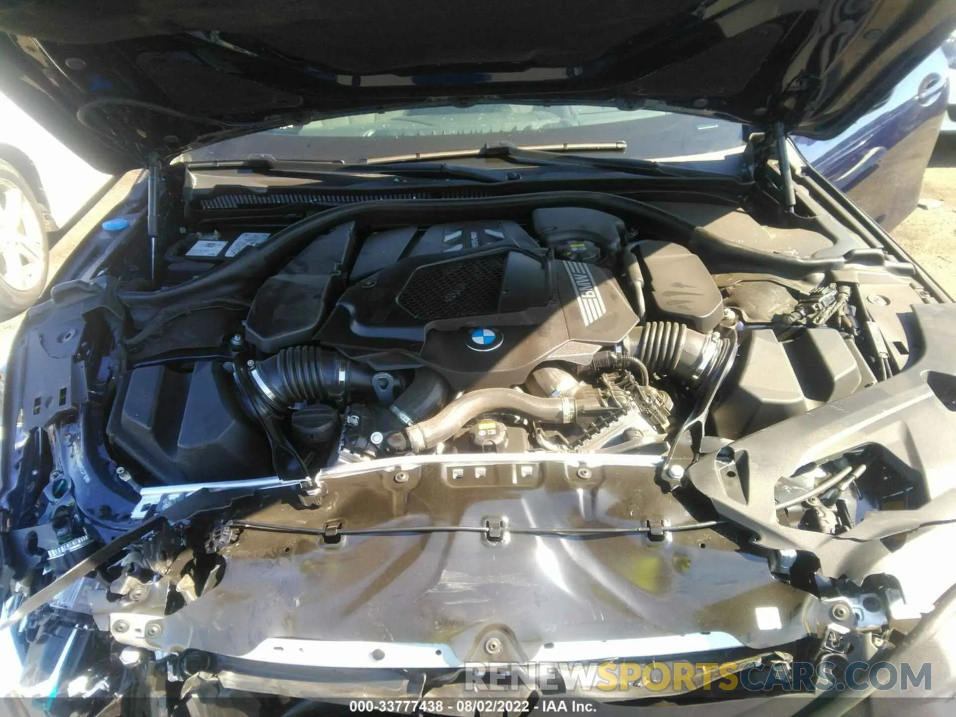 10 fotografías del automóvil dañado WBAGV8C04NCK23719 BMW 8 SERIES 2022