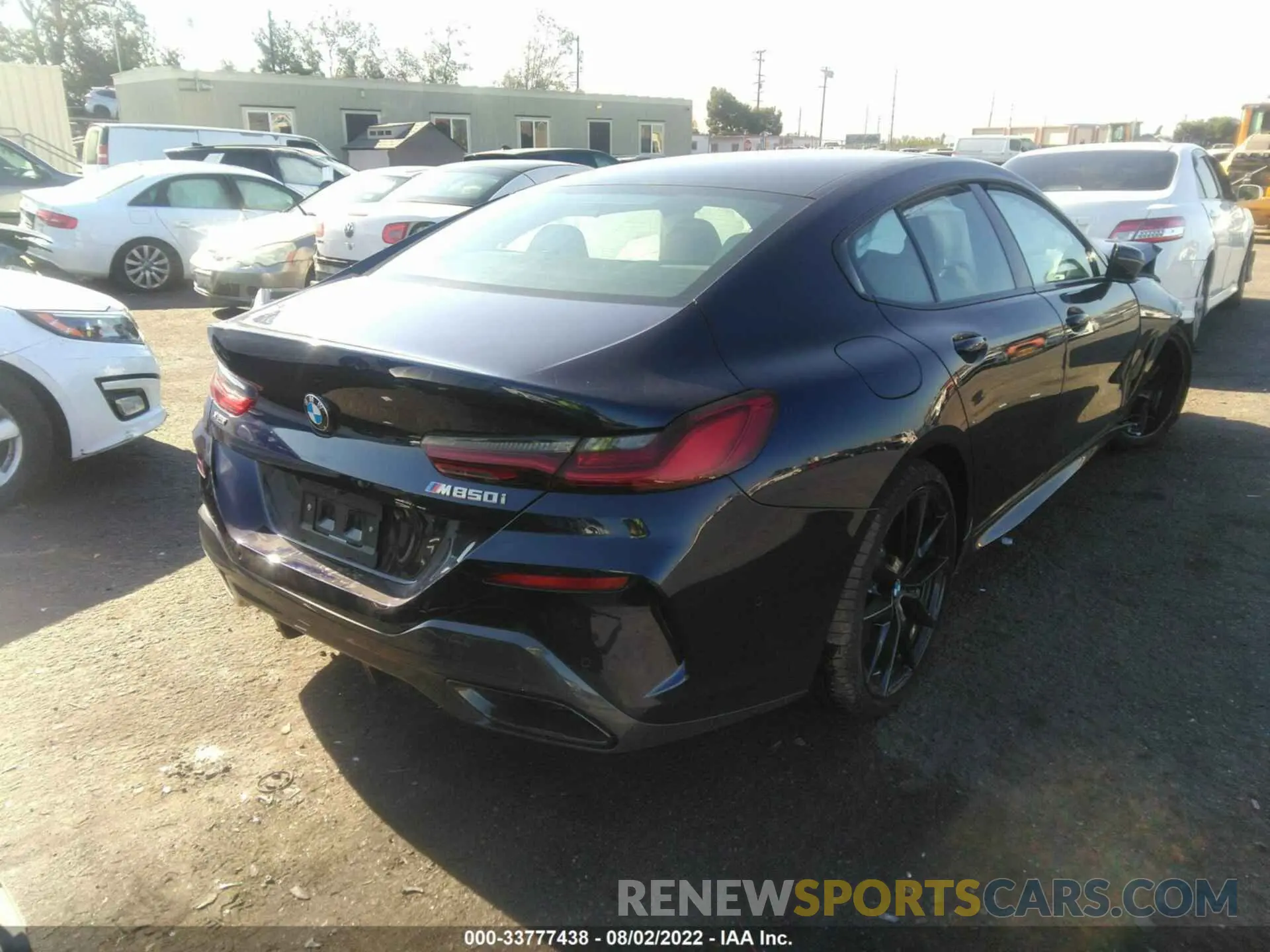 4 fotografías del automóvil dañado WBAGV8C04NCK23719 BMW 8 SERIES 2022