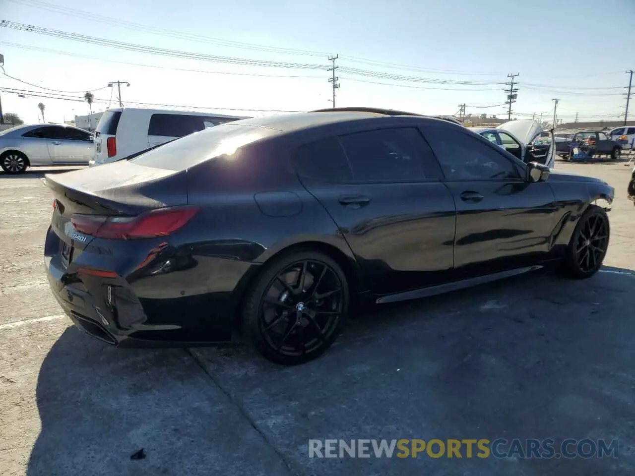 3 fotografías del automóvil dañado WBAGV2C05RCP20023 BMW 8 SERIES 2024