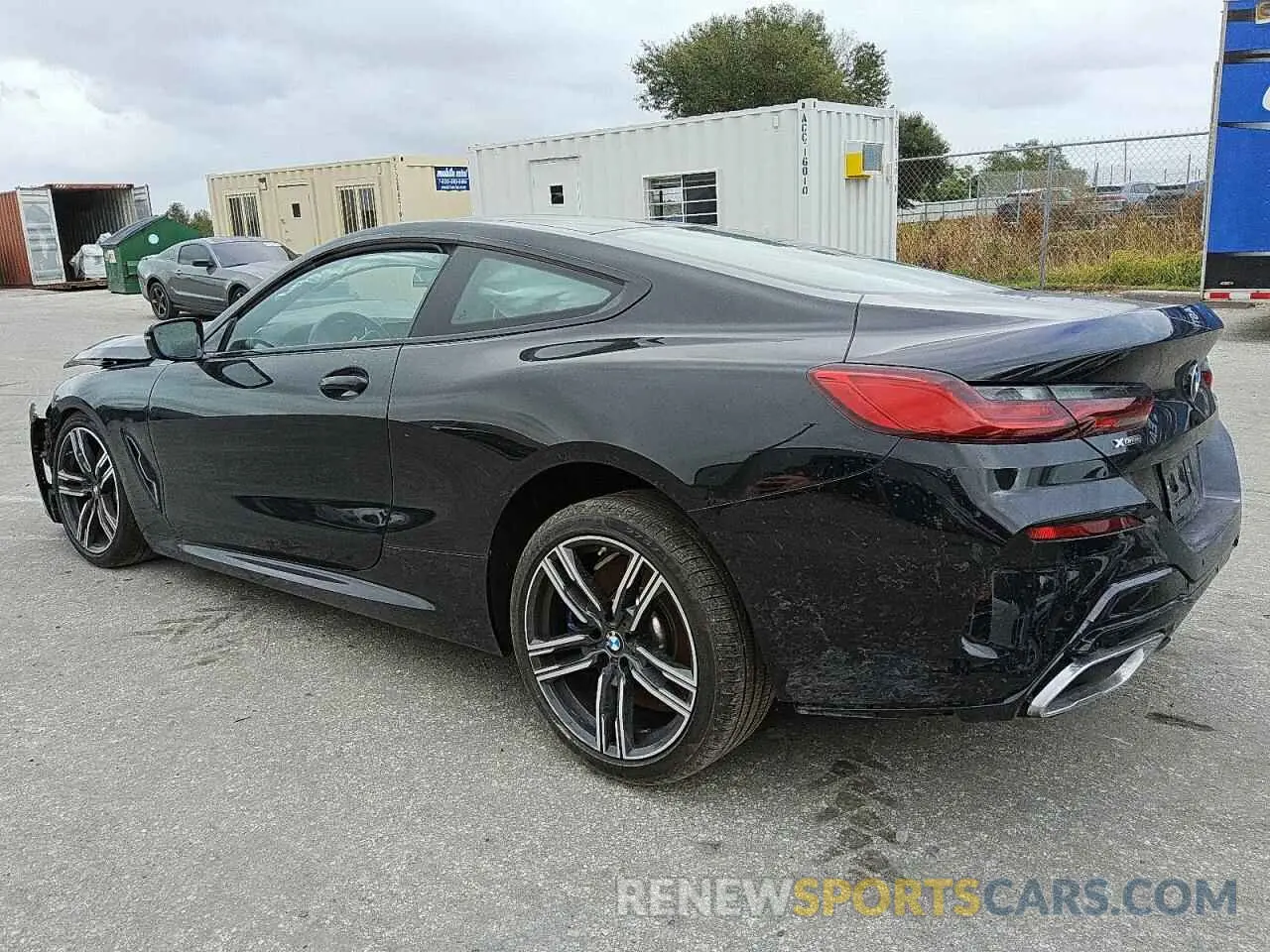 2 fotografías del automóvil dañado WBAAE4C09SCS38842 BMW 8 SERIES 2025