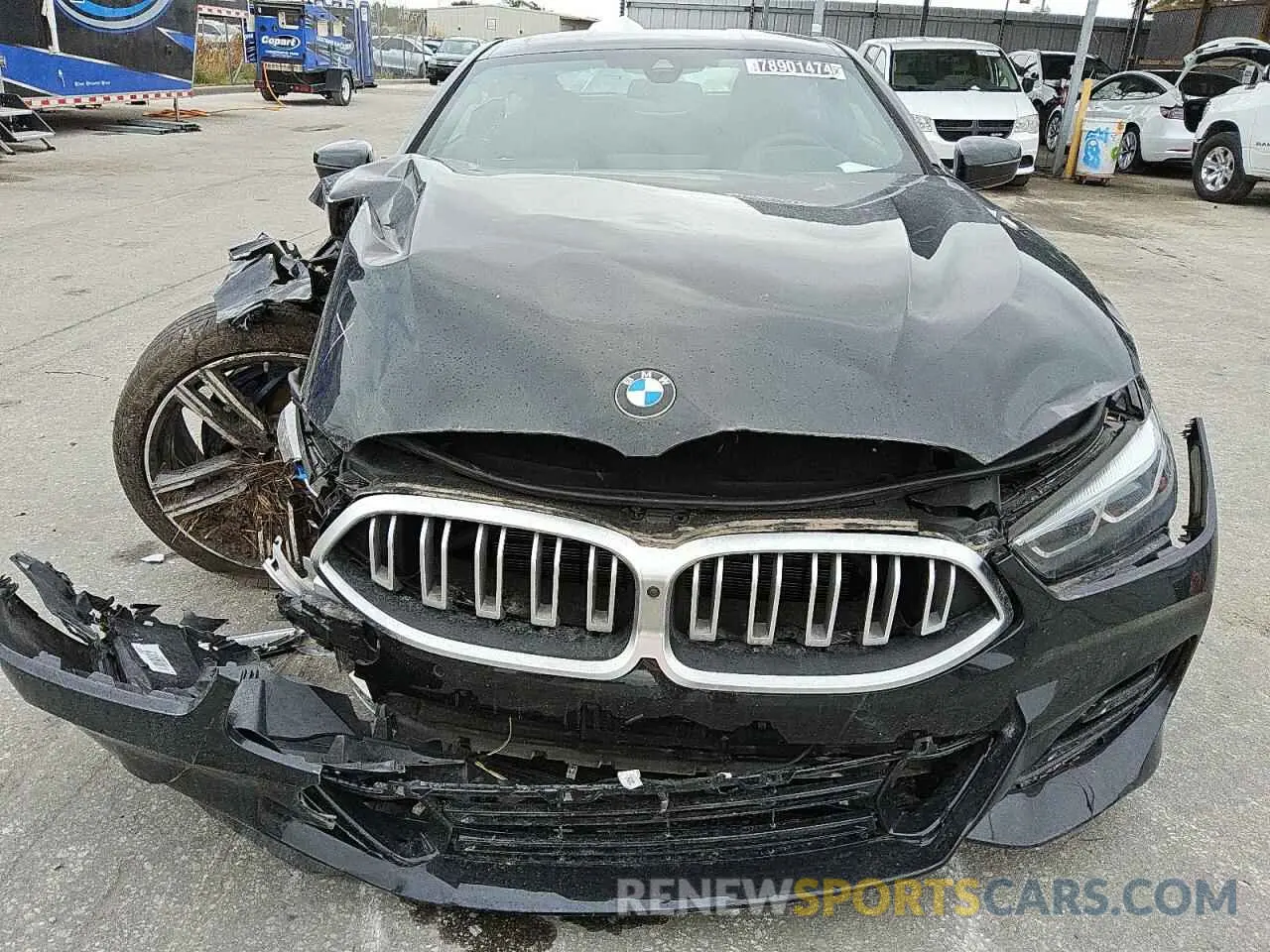 5 fotografías del automóvil dañado WBAAE4C09SCS38842 BMW 8 SERIES 2025