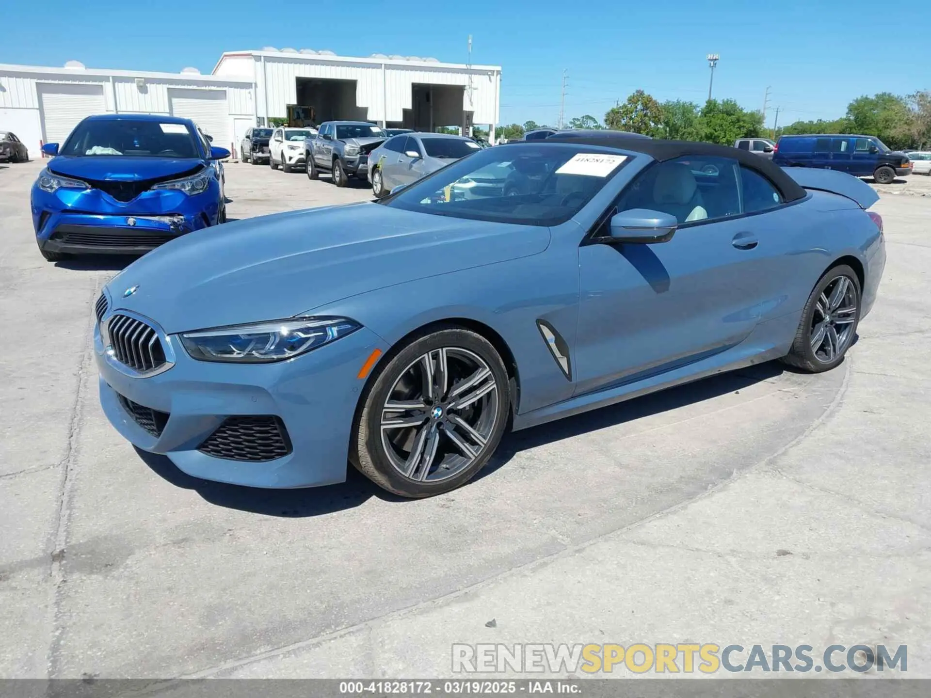 2 fotografías del automóvil dañado WBADZ4C02NCH76601 BMW 840 2022