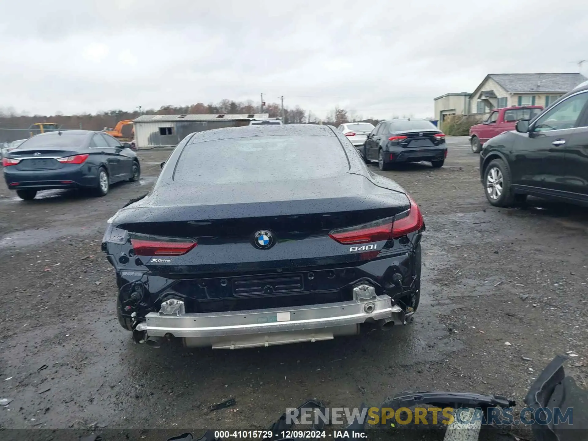 17 fotografías del automóvil dañado WBAAE4C07RCP85652 BMW 840 2024