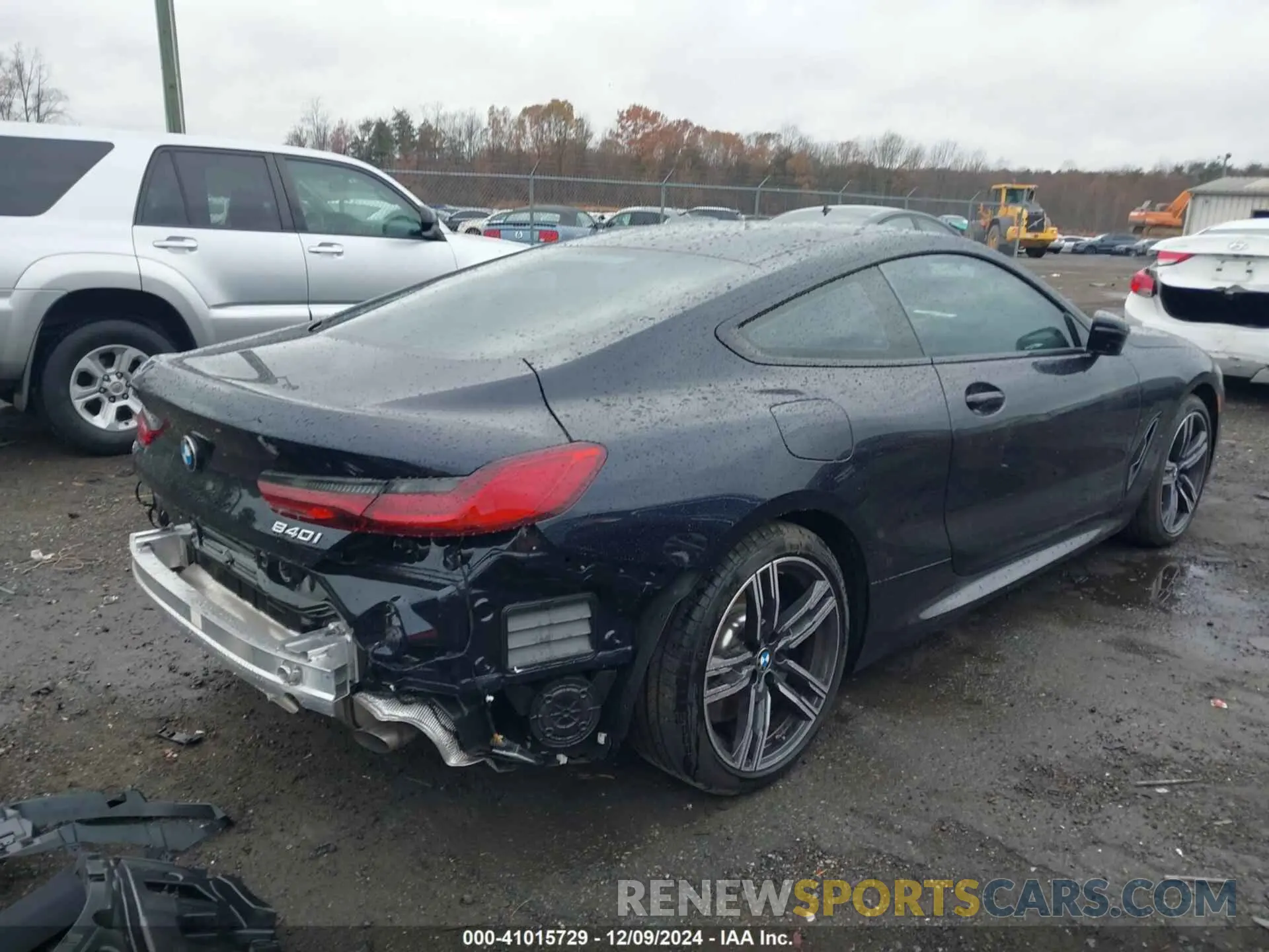 4 fotografías del automóvil dañado WBAAE4C07RCP85652 BMW 840 2024