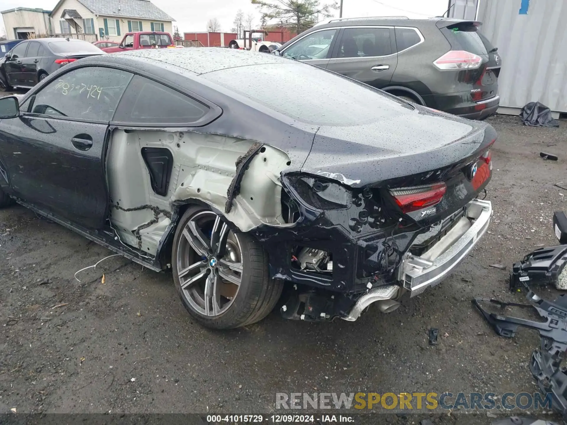 6 fotografías del automóvil dañado WBAAE4C07RCP85652 BMW 840 2024
