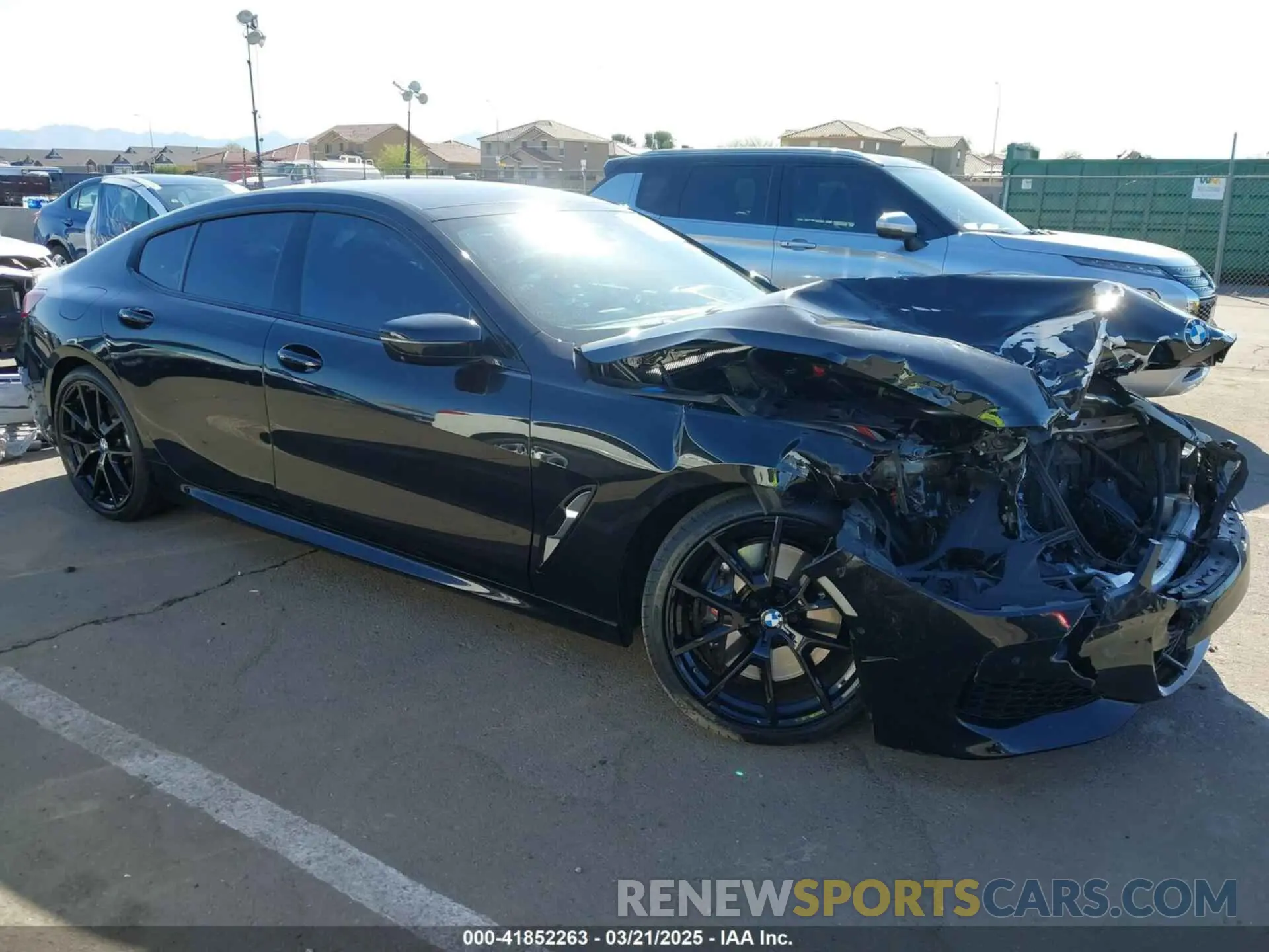 1 fotografías del automóvil dañado WBAGV2C06NCH71589 BMW 840 GRAN COUPE 2022