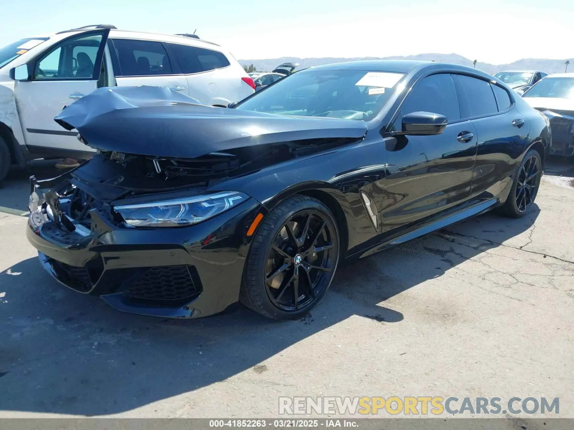 2 fotografías del automóvil dañado WBAGV2C06NCH71589 BMW 840 GRAN COUPE 2022