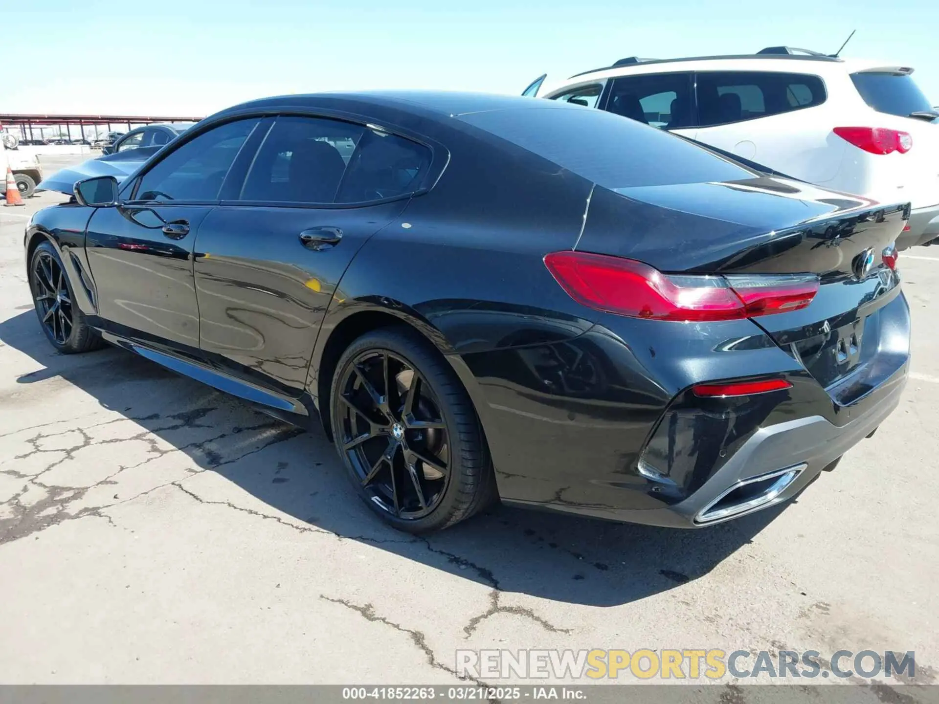 3 fotografías del automóvil dañado WBAGV2C06NCH71589 BMW 840 GRAN COUPE 2022