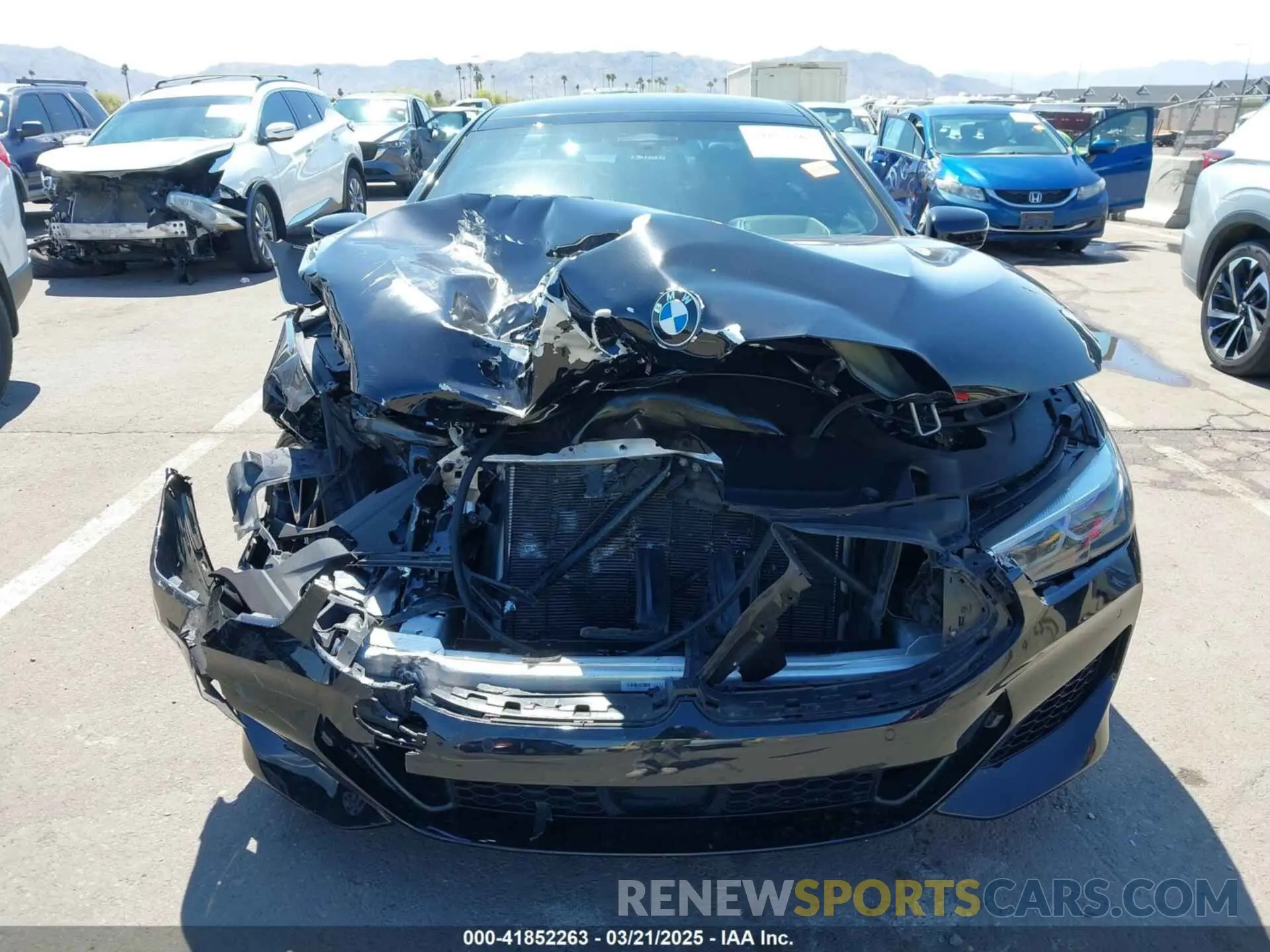 6 fotografías del automóvil dañado WBAGV2C06NCH71589 BMW 840 GRAN COUPE 2022