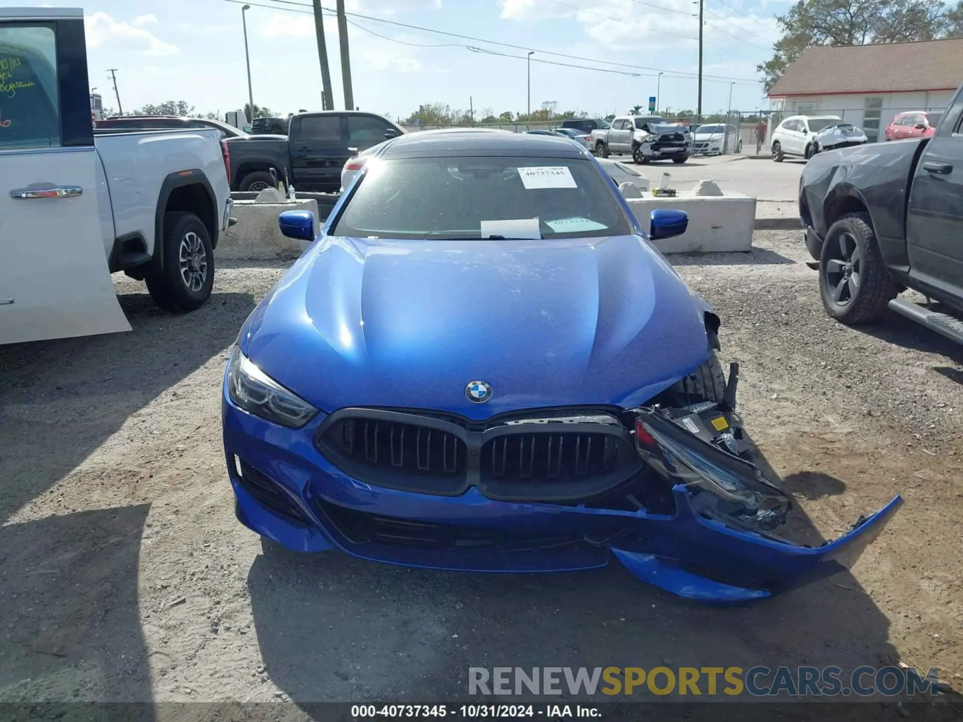 12 fotografías del automóvil dañado WBAGV2C0XPCL70367 BMW 840 GRAN COUPE 2023