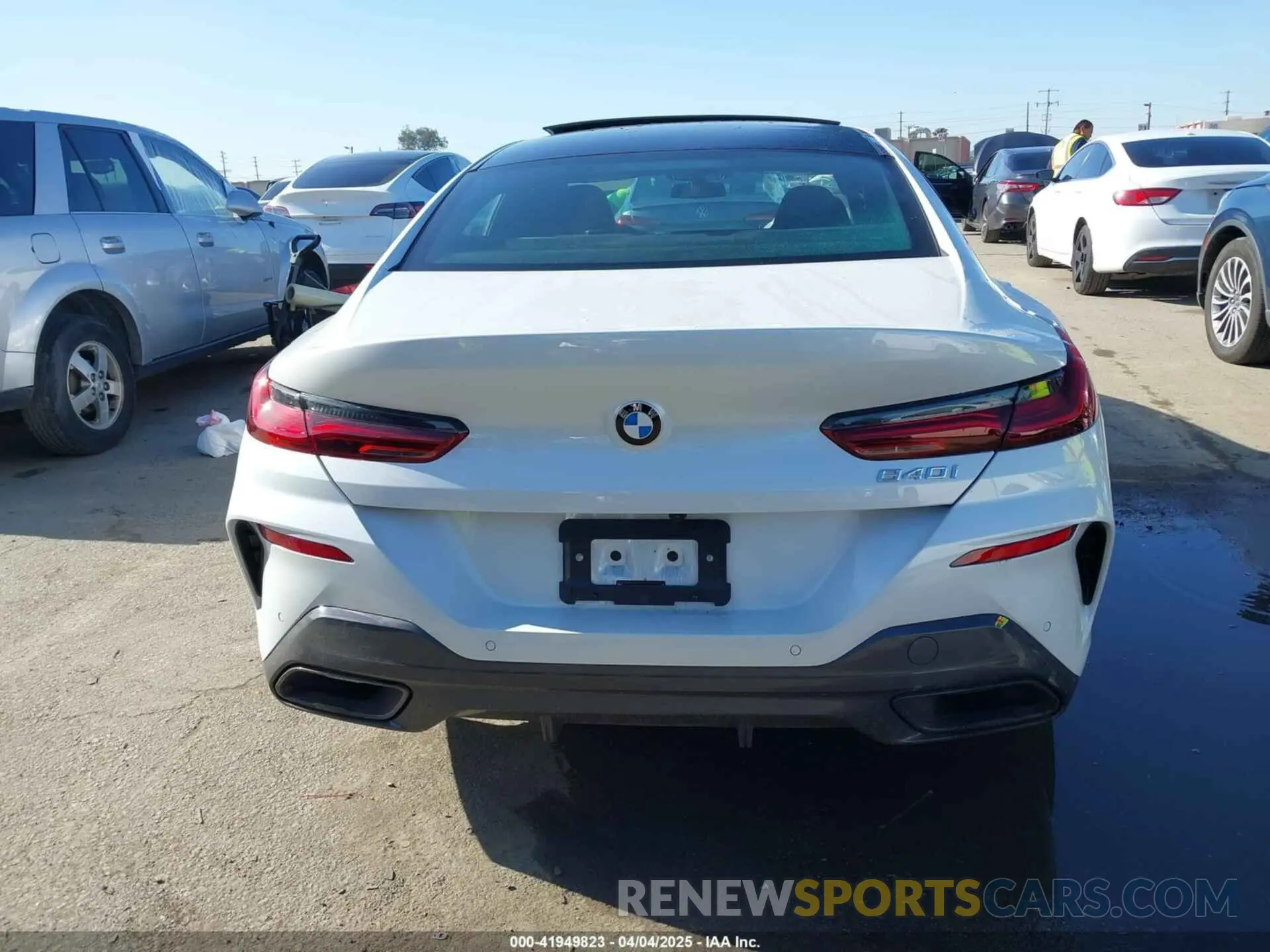 16 fotografías del automóvil dañado WBAGV2C06RCR88952 BMW 840 GRAN COUPE 2024