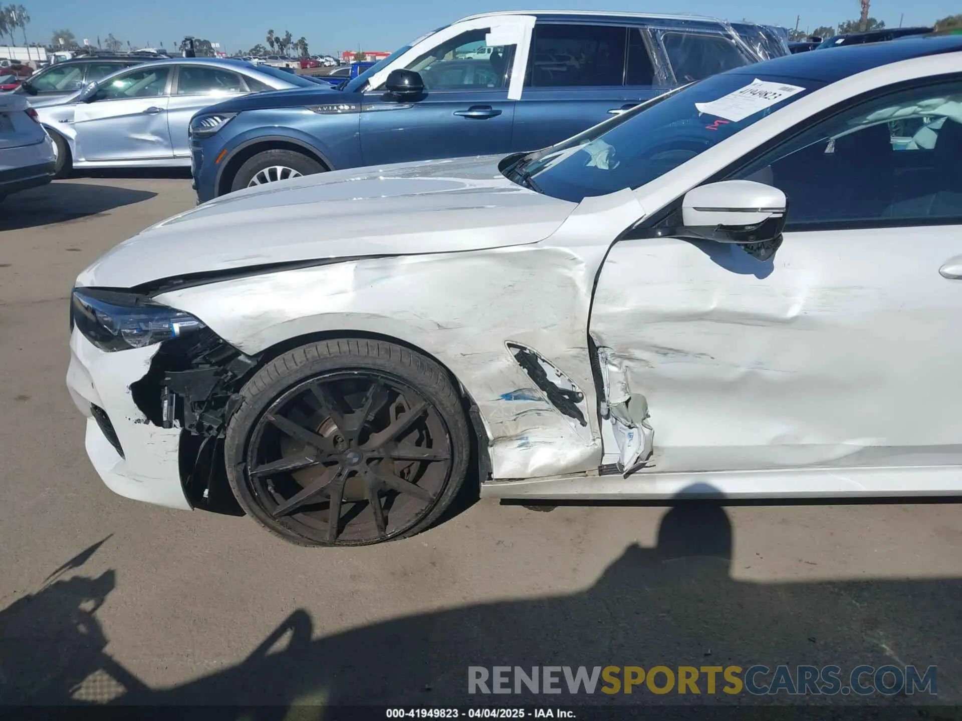 6 fotografías del automóvil dañado WBAGV2C06RCR88952 BMW 840 GRAN COUPE 2024