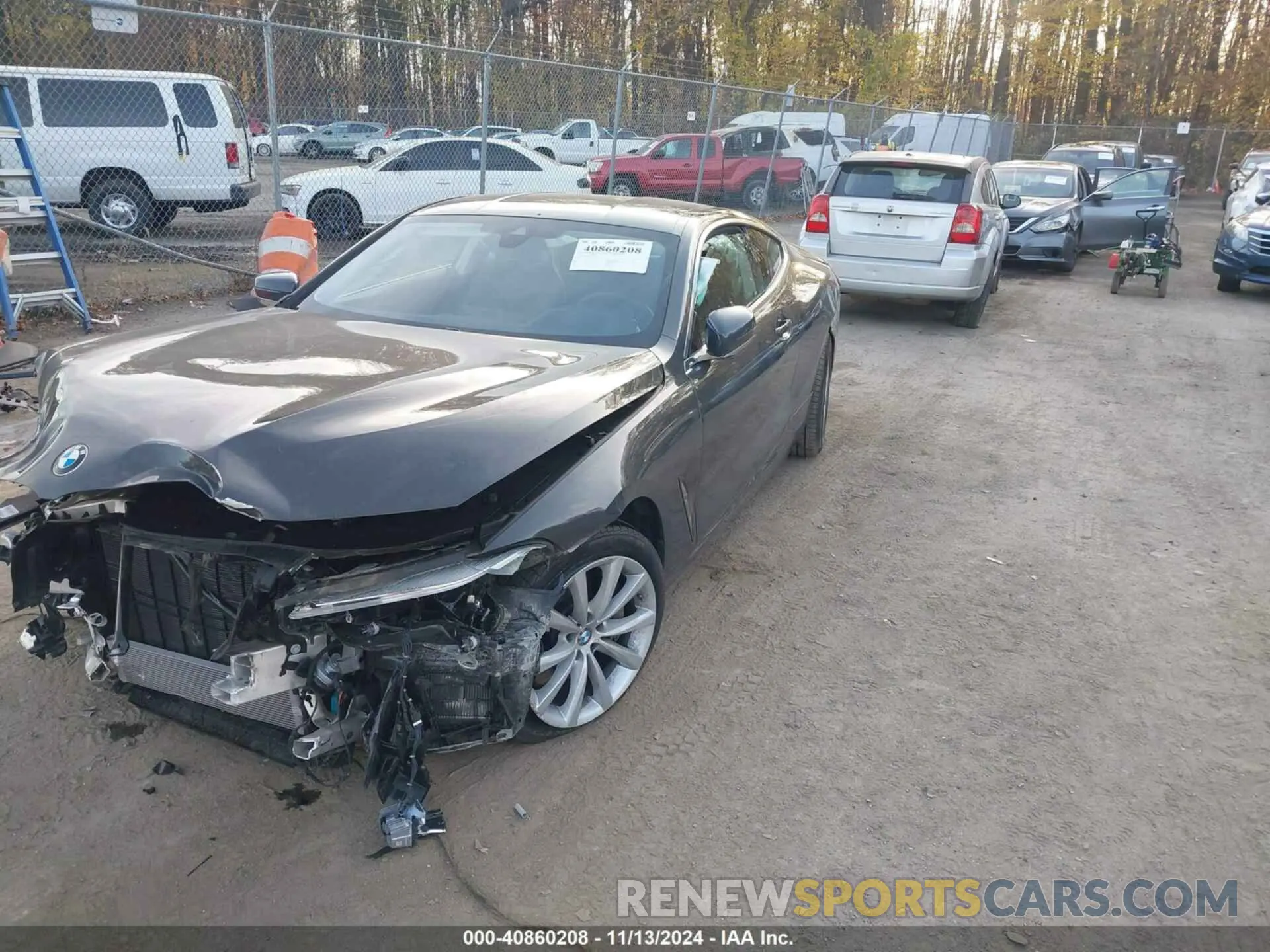 2 fotografías del automóvil dañado WBAAE4C05LCE38248 BMW 840I 2020