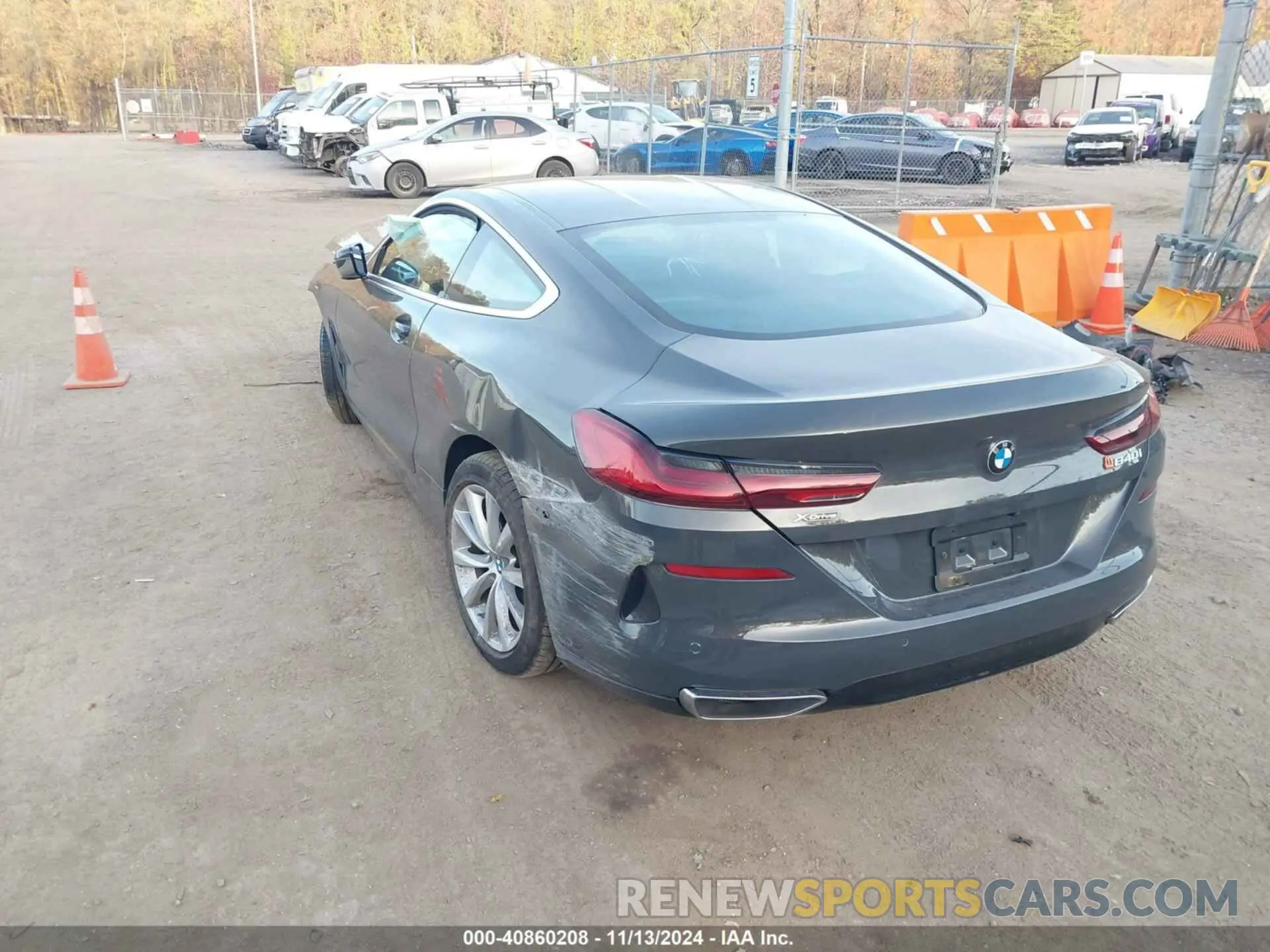 3 fotografías del automóvil dañado WBAAE4C05LCE38248 BMW 840I 2020