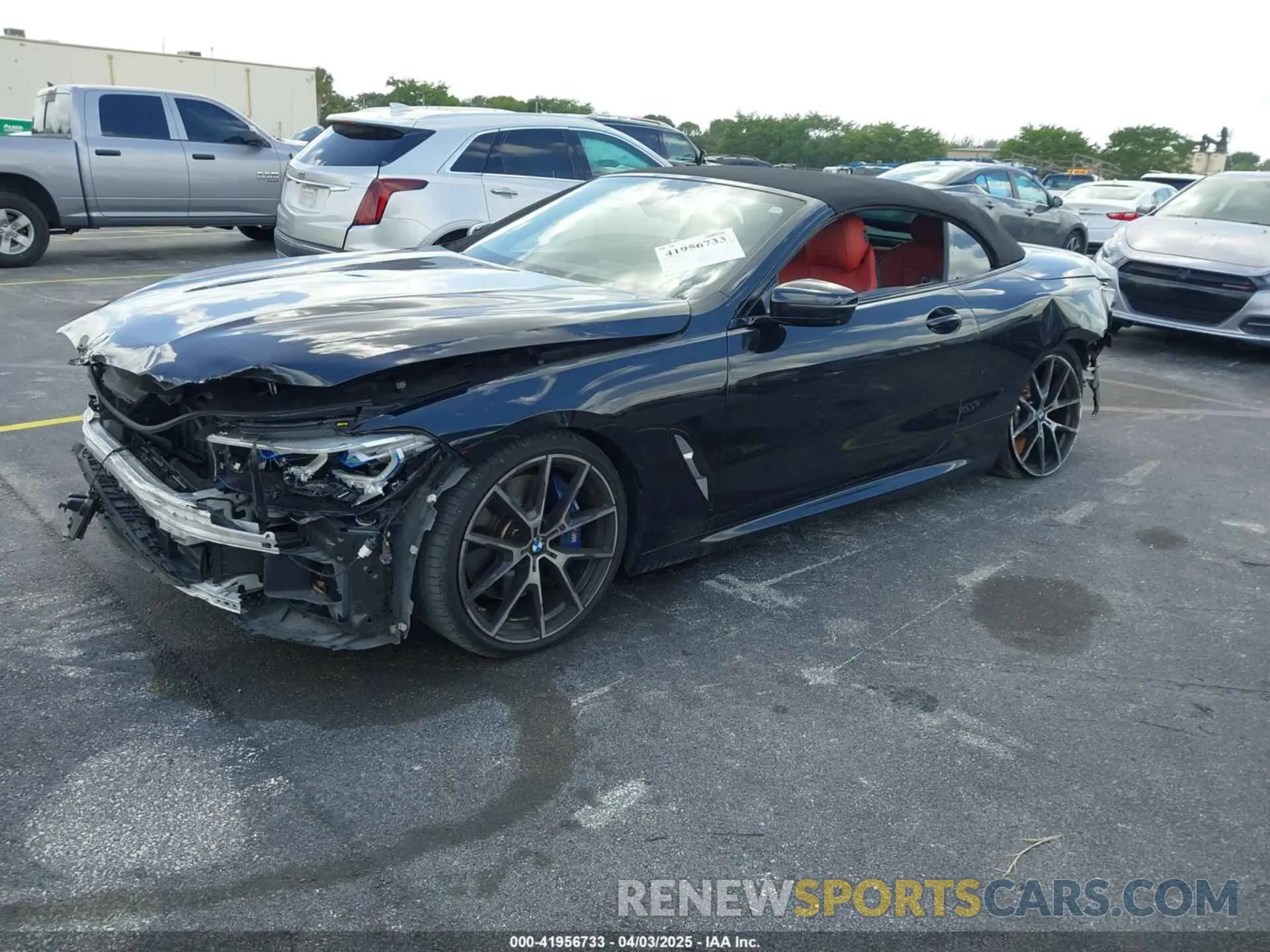2 fotografías del automóvil dañado WBADZ2C04LCE13928 BMW 840I 2020