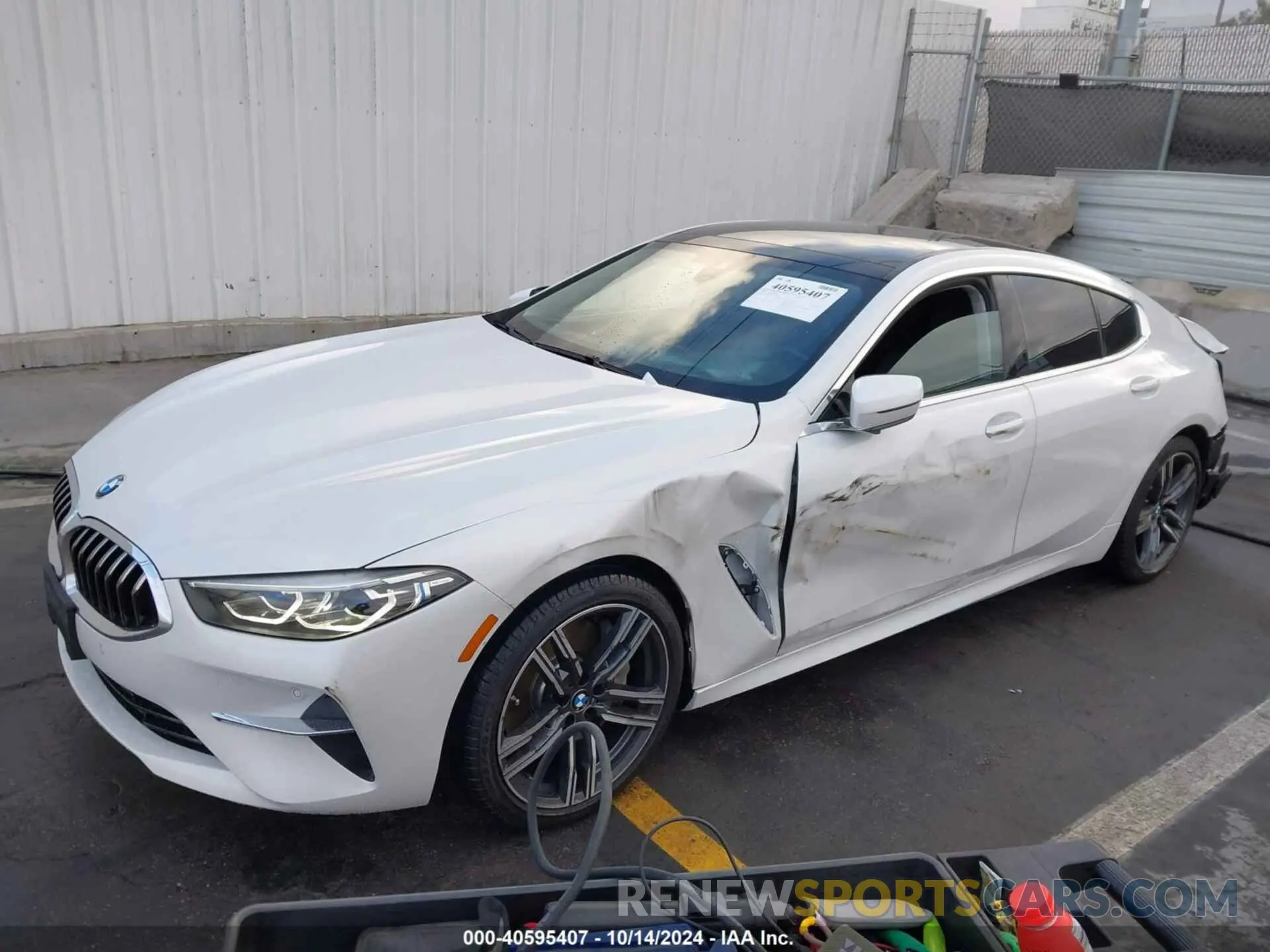 2 fotografías del automóvil dañado WBAGV2C06LCD43468 BMW 840I 2020