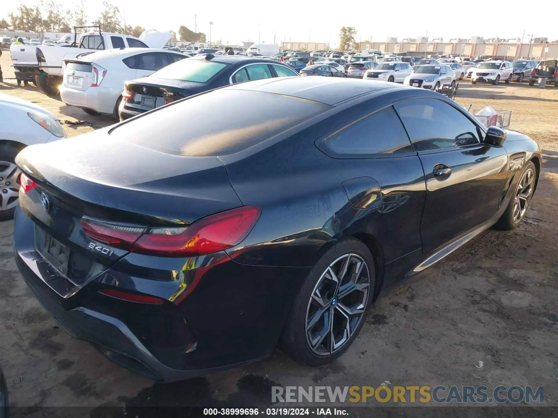 12 fotografías del automóvil dañado WBAAE2C05MCF23371 BMW 840I 2021