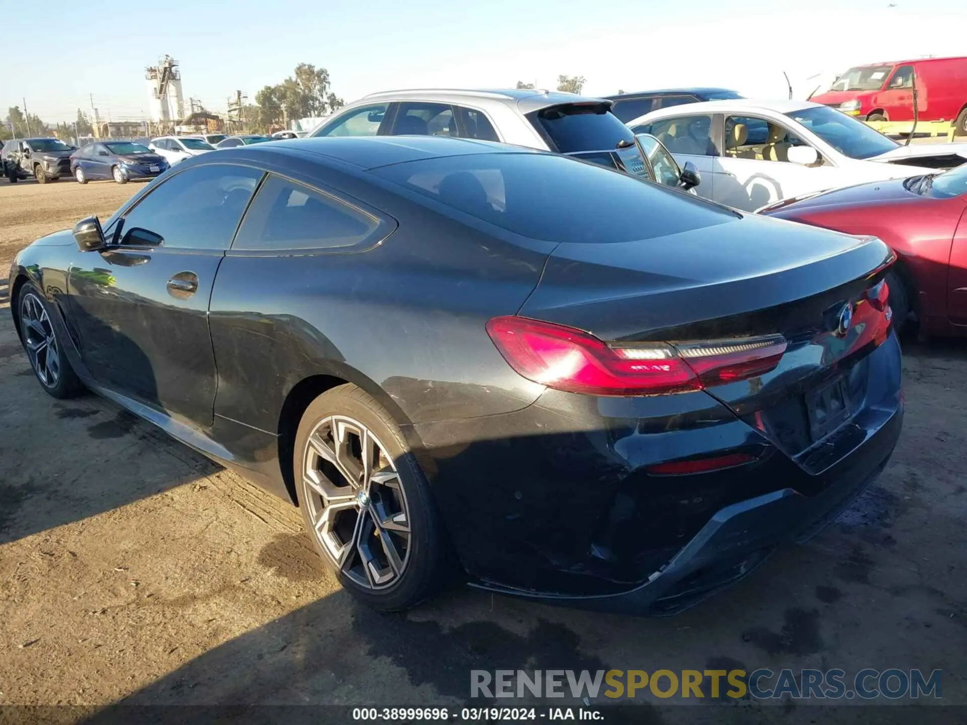 3 fotografías del automóvil dañado WBAAE2C05MCF23371 BMW 840I 2021