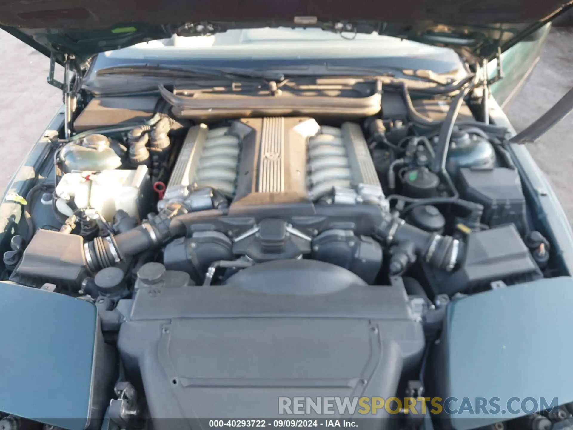 10 fotografías del automóvil dañado WBAEG4325SCD05033 BMW 850 1995