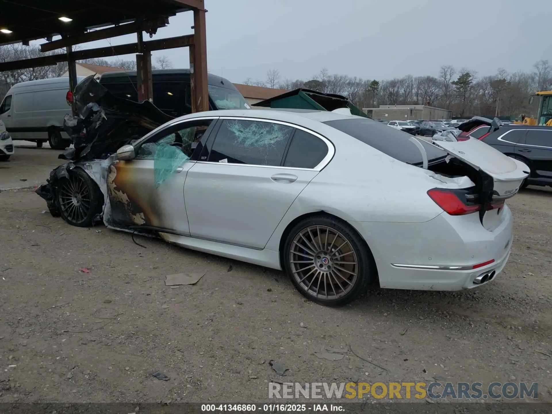 3 fotografías del automóvil dañado WBA7U2C17MCE78925 BMW ALPINA B7 2021