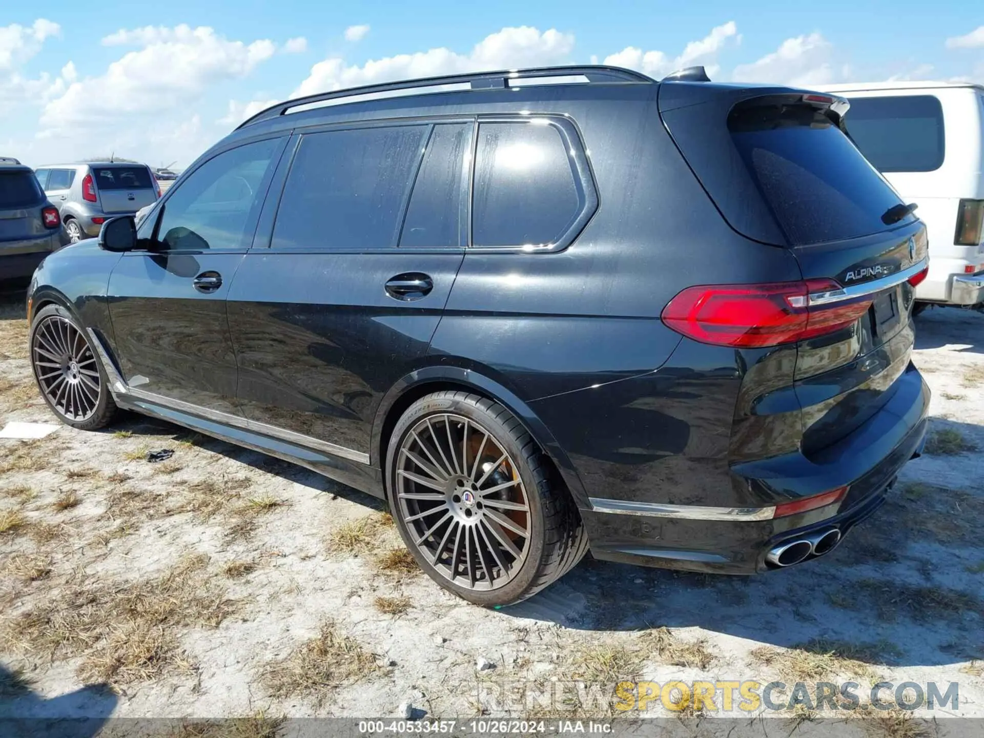 3 fotografías del automóvil dañado 5UXCX6C19M9G78233 BMW ALPINA XB7 2021
