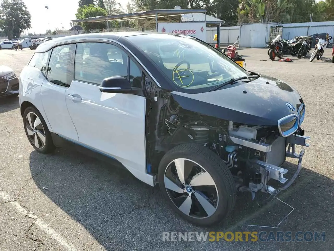 1 fotografías del automóvil dañado WBY8P4C58K7D63803 BMW I SERIES 2019