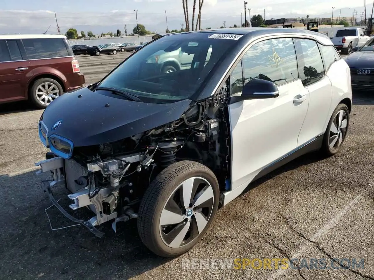 2 fotografías del automóvil dañado WBY8P4C58K7D63803 BMW I SERIES 2019