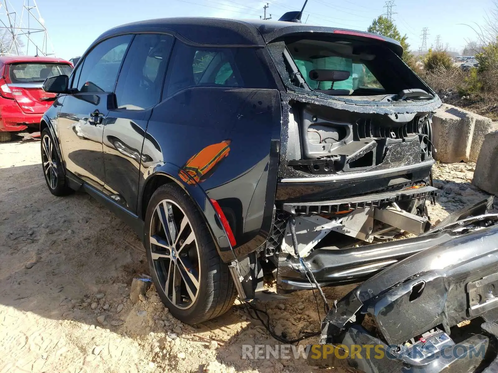 3 fotografías del automóvil dañado WBY8P6C58K7E84181 BMW I SERIES 2019