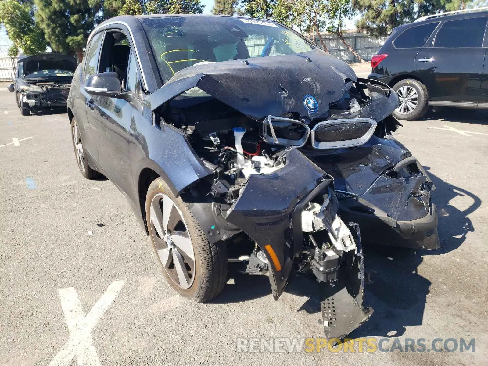 9 fotografías del automóvil dañado WBY8P2C01M7H98626 BMW I SERIES 2021