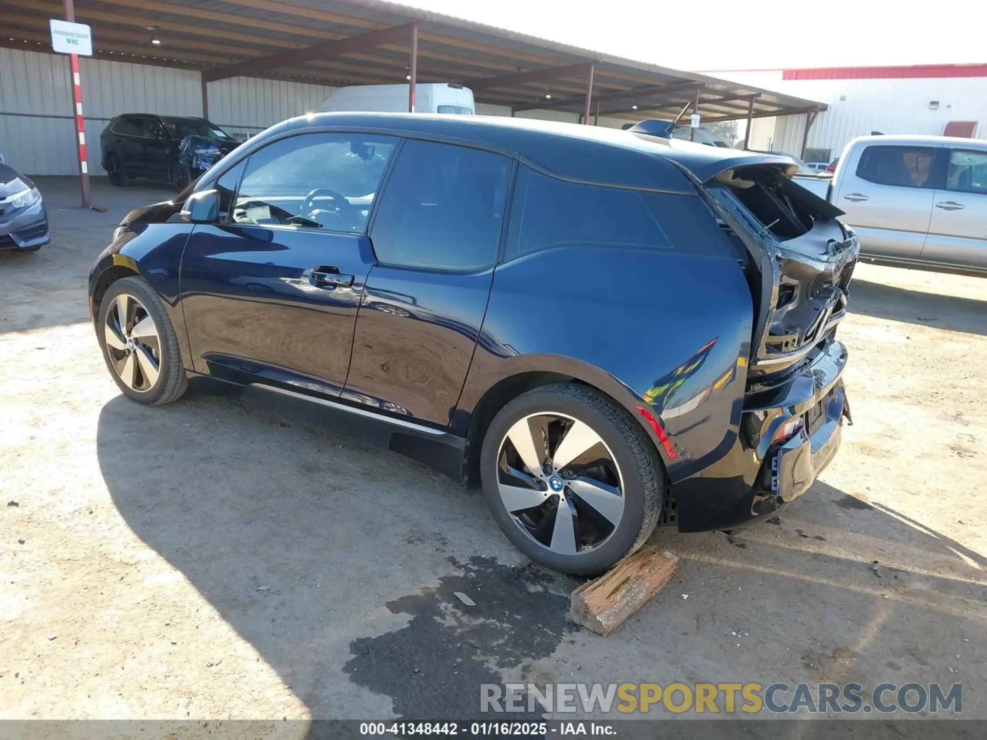 3 fotografías del automóvil dañado WBY8P4C51K7D19951 BMW I3 2019