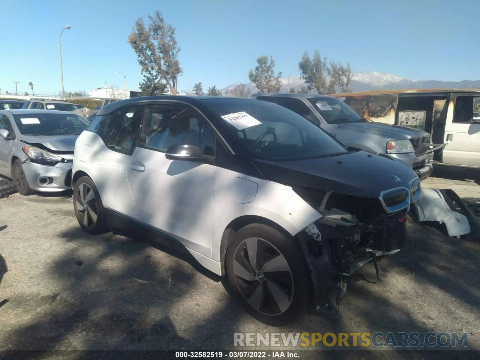 1 fotografías del automóvil dañado WBY8P4C55K7D28796 BMW I3 2019