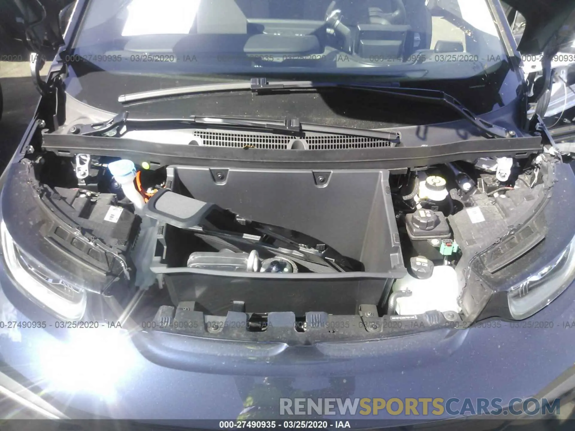 10 fotografías del automóvil dañado WBY8P4C56K7E51345 BMW I3 2019