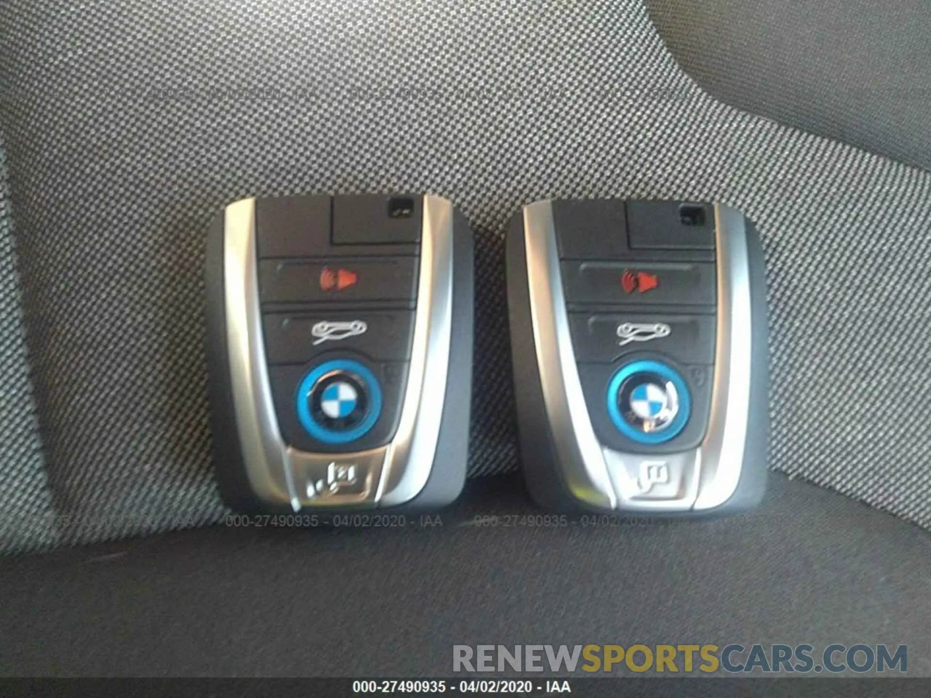 11 fotografías del automóvil dañado WBY8P4C56K7E51345 BMW I3 2019