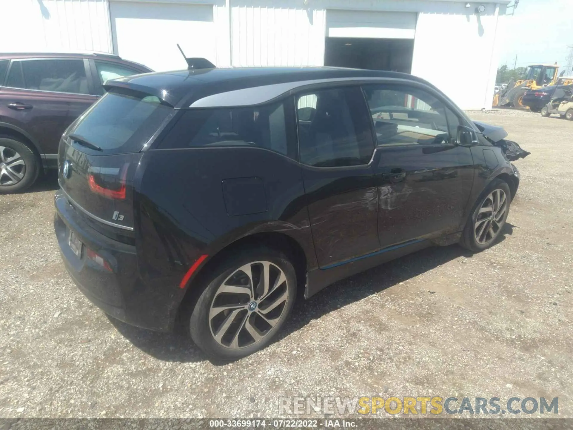 4 fotografías del automóvil dañado WBY8P4C59K7D35928 BMW I3 2019