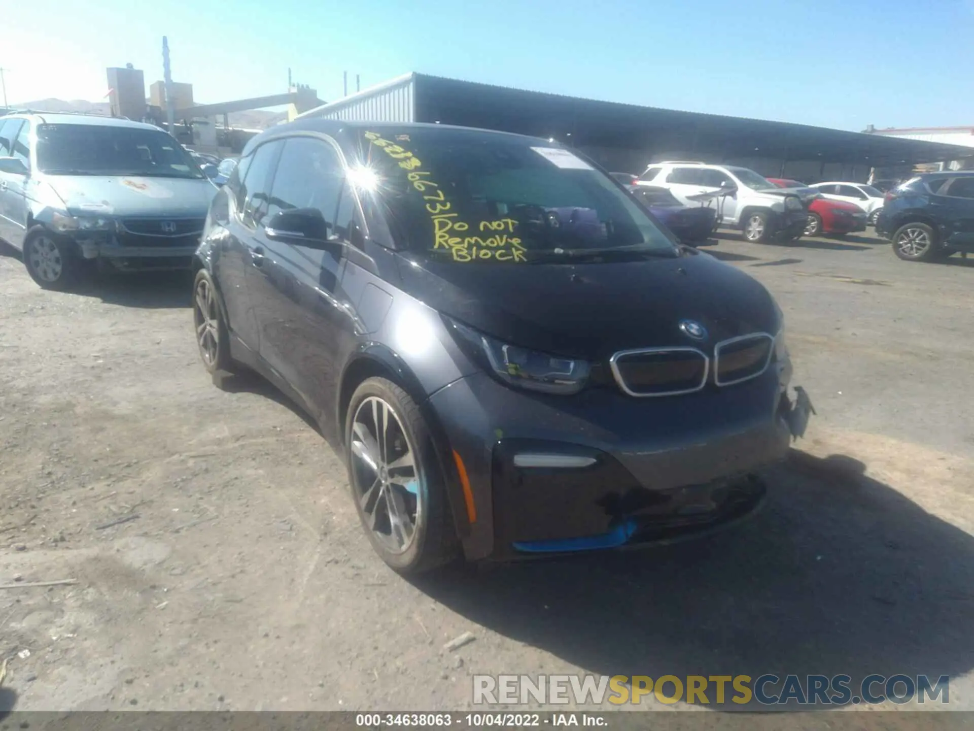 1 fotografías del automóvil dañado WBY8P8C58K7D78325 BMW I3 2019