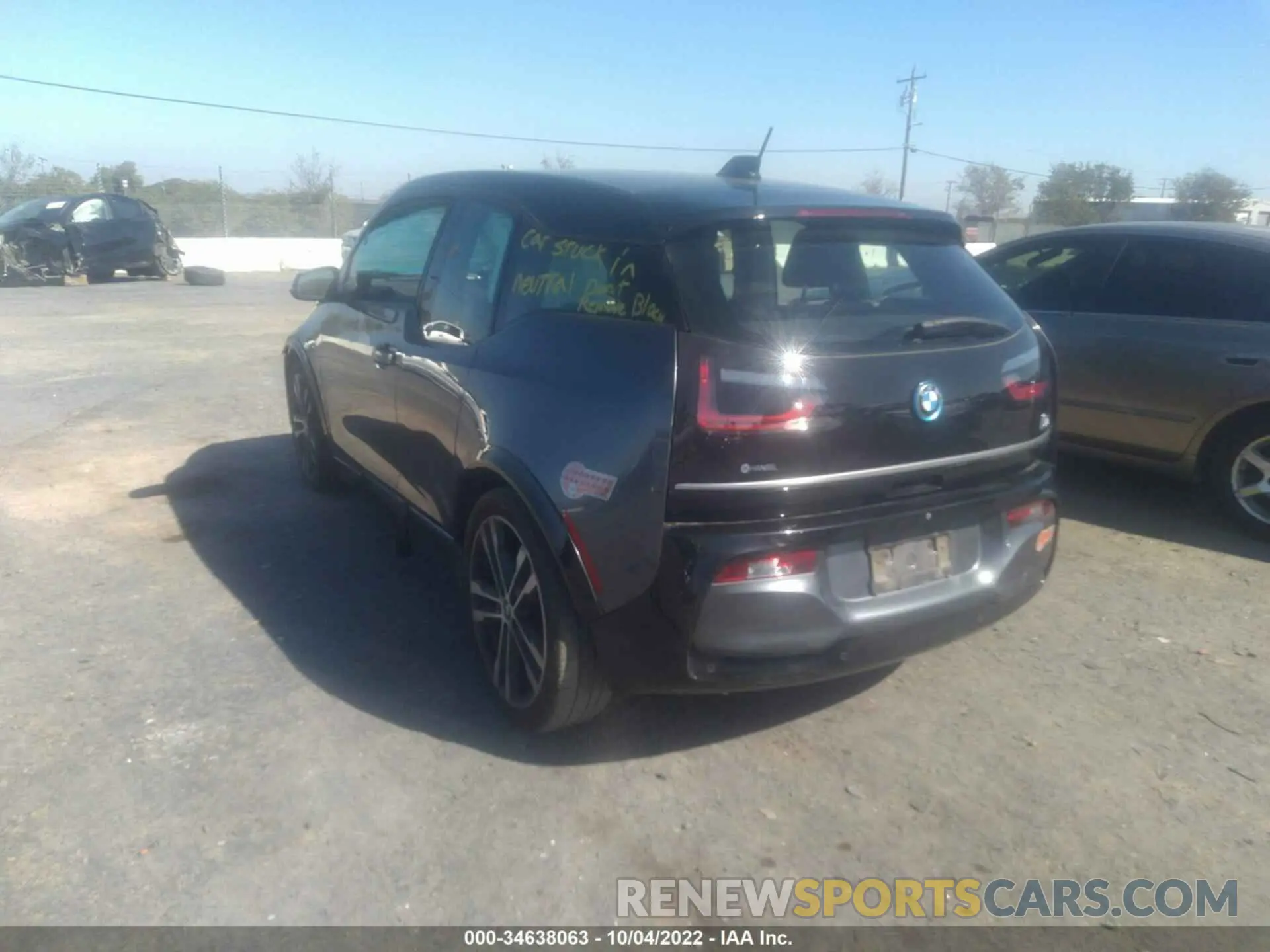 3 fotografías del automóvil dañado WBY8P8C58K7D78325 BMW I3 2019