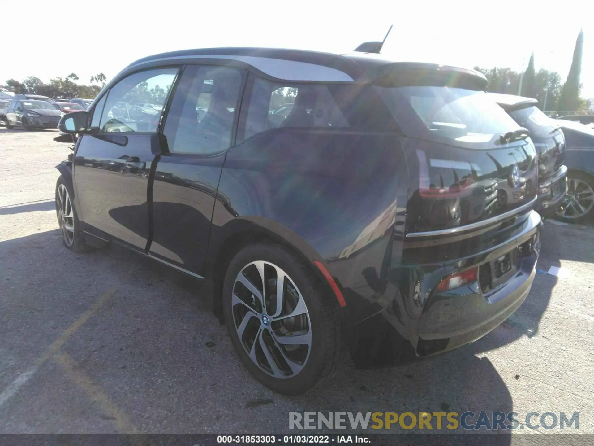 3 fotografías del automóvil dañado WBY8P2C01M7K07577 BMW I3 2021