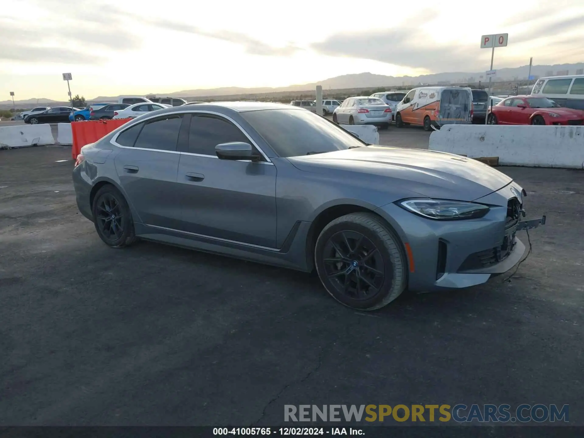 1 fotografías del automóvil dañado WBY73AW06NFN11783 BMW I4 2022