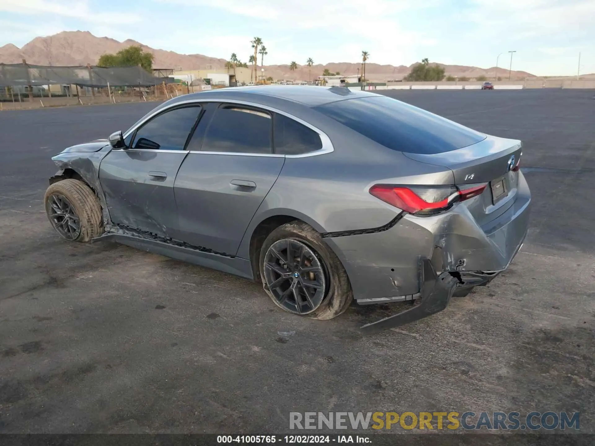 3 fotografías del automóvil dañado WBY73AW06NFN11783 BMW I4 2022