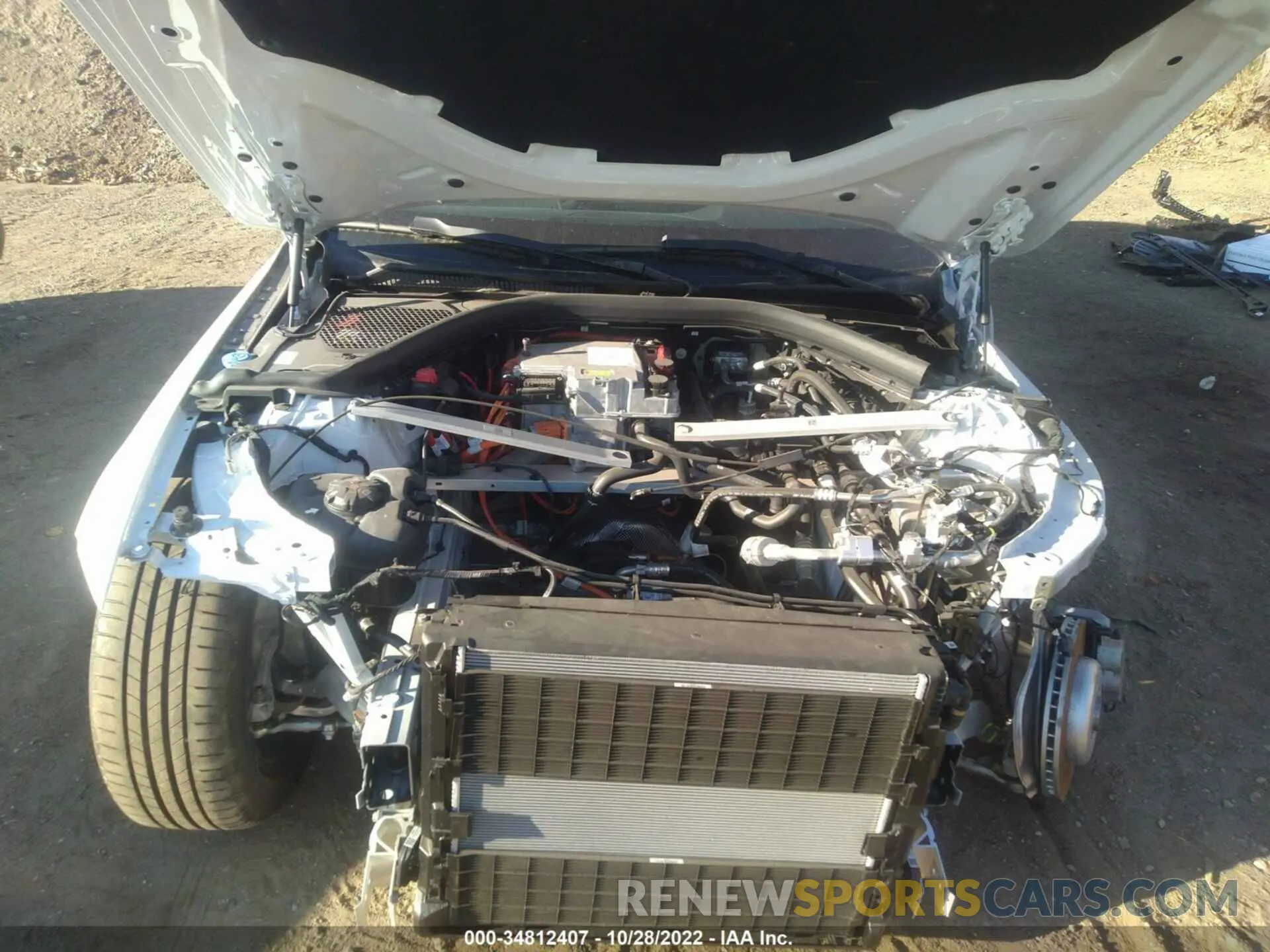 10 fotografías del automóvil dañado WBY73AW09NFN09378 BMW I4 2022