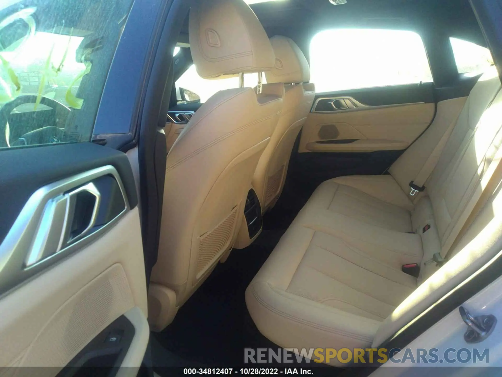8 fotografías del automóvil dañado WBY73AW09NFN09378 BMW I4 2022