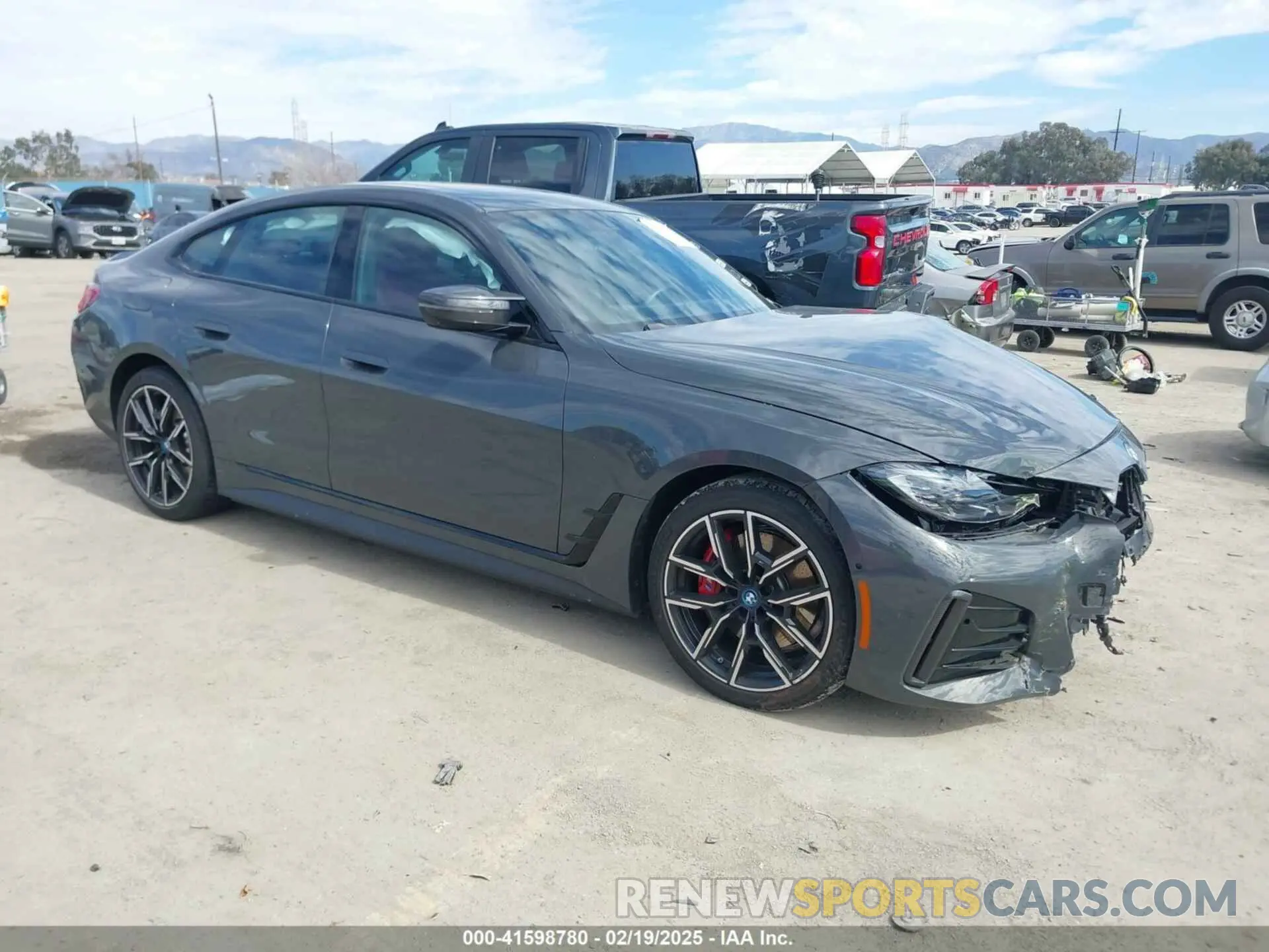 1 fotografías del automóvil dañado WBY33AW01PFR39908 BMW I4 2023