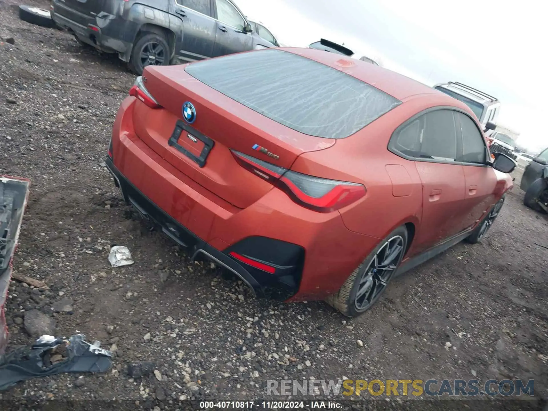 4 fotografías del automóvil dañado WBY33AW04PFP54493 BMW I4 2023